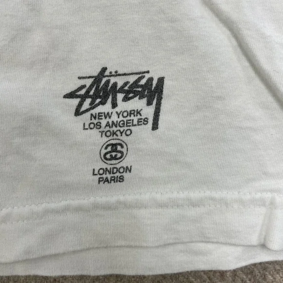 Stussy Paris shirt mens medium small France flag - Picture 3 of 10